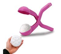 Jamara 460398-Snow Play Bolas 38cm Fucsia Suaves, Diámetro de 7 cm Pinza Pelotas Nieve, Color Rosa (460398)