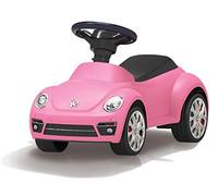 Jamara 460406 - Correpasillo VW Beetle Fucsia - Antivuelco, Claxon en el Volante, Aspecto auténtico