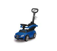 Jamara Mercedes-Benz 460447-Correpasillo AMG C 63 3en1 - Antivuelco, Asiento en Piel sintética, Sonidos, Luces, Protección Lateral, Soporte con función de dirección, Color Azul, One Size (460447)