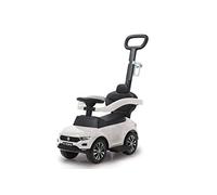 Jamara Volkswagen 460463-Correpasillo VW T-Roc 3en1 Antivuelco, Sonidos, Protección Lateral, Soporte con función de dirección, Portavasos, Apoyapiés Extensible, Color Blanco, One Size (460463)