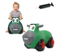Jamara 460598 - Fendt Tractor Saltarín con Bomba - Peso hasta a 50 kg, Orejas como Soporte, Resistente, Promueve el Sentido del Equilibrio, Simple de Limpiar