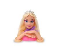 JAMARA-460618 Brazo 8 cabezales de peluquería Bella Styling, para probar peinados modernos, resistente, promueve juegos de rol fantásticos, incluye accesorios para el pelo, color rosa, Medium (460618)