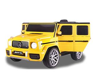 JAMARA 460642 Ride-on Mercedes-Benz AMG G 63 12V - 2 Marchas, 2 potentes Motores de accionamiento, batería de 12 V de Larga duración, USB, indicador de batería, Arranque Suave, Eje Trasero con
