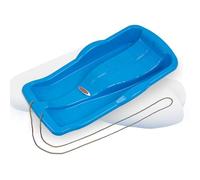 JAMARA 461126 Snow Play Bob Karol - Taco de Impacto (80 cm, plástico, Cuerda para Tirar, Peso Ligero, Inferior a 1 kg, diseño aerodinámico, Color Azul