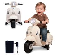 JAMARA 461856 Ride-on Vespa Mini Li-Power 8.4 - Coche eléctrico Vespa para niños a Partir de 18 Meses, Coche eléctrico, conducción eléctrica, Ruedas estabilizadoras, Pedal de Acelerador, Idea de