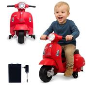 JAMARA 461857 Ride-on Vespa Mini Li-Power 8.4 - Coche eléctrico Vespa para niños a Partir de 18 Meses, Coche eléctrico, conducción eléctrica, Ruedas estabilizadoras, Pedal de Acelerador, Idea de