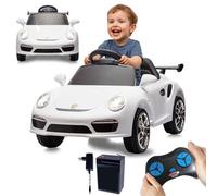 JAMARA 461873 Ride-on RUF CTR3 Club Sport 2,4 GHz Li-Power 12.6, Coche eléctrico para niños a Partir de 3 años, Coche para niños eléctrico, Volante, Idea de Regalo, luz, 2 velocidades, Pedal de