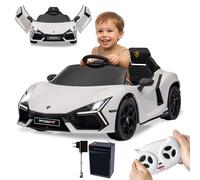 JAMARA 461881 Ride-on Lamborghini Revuelto 2,4 GHz Li-Power 12.6, Coche eléctrico para niños a Partir de 3 años, Coche para niños, Coche eléctrico, Volante, Regalo, luz, Ruedas de Transporte