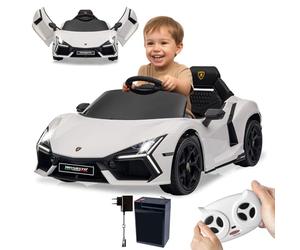 JAMARA 461881 Ride-on Lamborghini Revuelto 2,4 GHz Li-Power 12.6, Coche eléctrico para niños a Partir de 3 años, Coche para niños, Coche eléctrico, Volante, Regalo, luz, Ruedas de Transporte