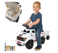 JAMARA 464066 Shelby Ford F-150 Raptor con Remolque, Coche para niños a Partir de 12 Meses, Coche de bebé Deslizante, Juguete Deslizante, Idea de Regalo para niños, claxon, protección antivuelco