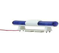 Jamara 505503 Luz de señal LED Azul Redonda Doble para Coche