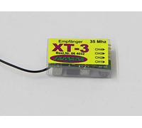 Jamara 64032 XT3 Receptor, 35 MHz, Multicolor