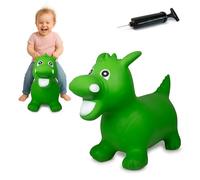 Jamara 460316 - Dragon verde animal saltarín con bomba - Orejas como soporte