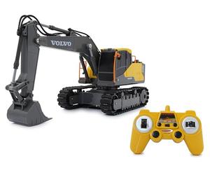 JAMARA Excavadora Volvo EC160E 1:26 2,4 GHz - 2,4 GHz para multijugador, Licencia Oficial, orugas, Mando a Distancia