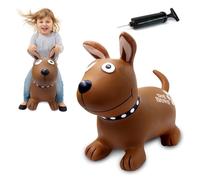 JAMARA- Juguete Hinchable para jardín, sin BPA, con Bomba, a Partir de 12 Meses, promueve el Sentido del Equilibrio y Las Habilidades motoras, Color marrón (466004)