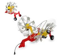 JAMARA Schwader Pöttinger para Tractor RC 1:16, con Licencia Oficial, púas giratorias Durante la conducción, Brazos de suspensión Plegables y desplegables