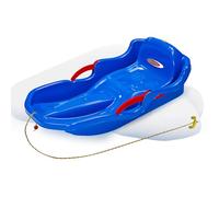 JAMARA- Snow Play Bob Comfort 80 cm Azul Dirección por Palanca de Freno, construcción aerodinámica, plástico Duradero y Resistente a los Impactos-Asiento cómodo y ergonómico, Color (460539)