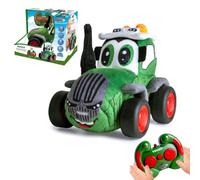 JAMARA Tractor de peluche Fendt RC 410200 de 2,4 GHz con sonido, juguete teledirigido para bebé, tractor Toys Plush a partir de 24 meses, idea de regalo para niños, dirección giratoria, funda