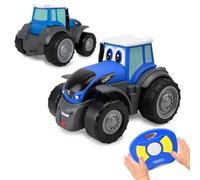 JAMARA Traktor mit Sound 405322 Valtra My First RC Agricultura, Tractor de Juguete pequeños, Regalo para niños, Primer vehículo teledirigido, Sonido del Motor, Color Azul