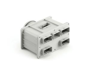 Jamba Horizontal 930 - 1515mm / Vertical 87 Kit de canaleta metálica Perfil de aluminio en U telescópico 93 de Aereco - 560175