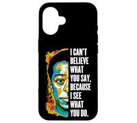 James Baldwin Graffiti Art, decimonoveno Mes de la Historia afroamericana Carcasa para iPhone 16