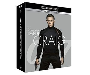 James Bond 007-La Collection Daniel Craig : Casino Royale + Quantum of Solace + Skyfall + Spectre [4K Ultra-HD + Blu-Ray] [Francia] [Blu-ray]