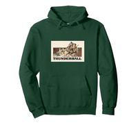 James Bond 007 Thunderball Sudadera con Capucha, Unisex para Adultos, Verde Bosque, M