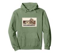 James Bond 007 Thunderball Sudadera con Capucha, Unisex para Adultos, Verde Salvia, XL
