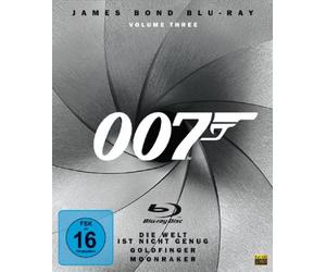 James Bond - Box Vol. 3: Goldfinger/Moonraker/Die Welt genug ist nicht genug [Alemania] [Blu-ray]