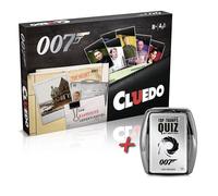 James Bond Cluedo Quiz Bundle Juego De Mesa Y Top Trumps 007 Set En Alemán