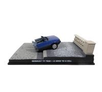 JAMES BOND - Coche en Miniatura 1/43 Compatible con Renault 11 Taxi Parisino: Coche R11 Estrellado de la película 007 Peligrosamente tuyo - DYG2