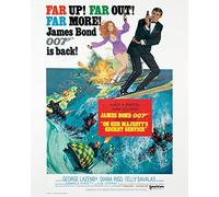 James Bond "On Her Majesty 's Secret Service Lienzo (40 x 50 cm, Multicolor