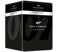 James Bond: Sean Connery 6-Film Collection Library Case [Blu-Ray 4K] (No hay versión española)