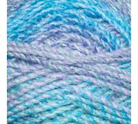 James Brett Marble Chunky - Ovillo de lana acrílica suave, 200 g (MC93, color azul y verde lila)