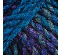 James Brett - Ovillo de lana para tejer (200 g), diseño de mármol, color morado, azul y verde azulado