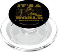 James Brown Man'S World Multi Logo Oro PopSockets PopGrip para MagSafe