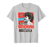 James Brown y su Revue Camiseta, Hombre, Plata, S