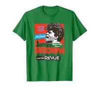 James Brown y su Revue Camiseta, Hombre, Verde Kelly, XL