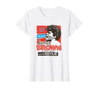 James Brown y su Revue Camiseta, Mujer, Blanco, XL