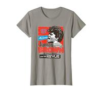 James Brown y su Revue Camiseta, Mujer, Pizarra, XS