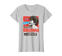James Brown y su Revue Camiseta, Mujer, Plata, XXL