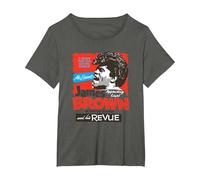 James Brown y su Revue Camiseta, Mujer Tallas Grandes, Asfalto, 2XL Grande
