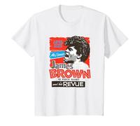 James Brown y su Revue Camiseta, Niños, Blanco, 10 años