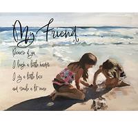 James Coates - Tarjeta de cumpleaños para mejor amiga saludo especial para mujeres amigas - o adecuada para cualquier ocasión