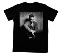 James Dean 1950's Icon Signed Photo He's Dark N Stuff Men's T ShirtBlackL