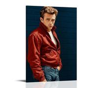 James Dean - Pinturas decorativas creativas impermeables sin enmarcar directamente pegadas con materiales a prueba de humedad y antiincrustantes, para sala de estar, dormitorio, pinturas colgantes