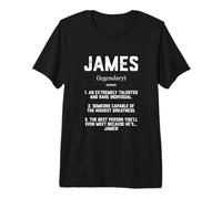 James Definition Funny Talented Great Cosplay James Jimmy Camiseta Premium
