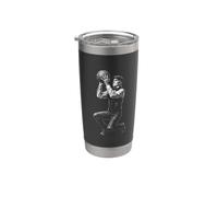 James K Polk Baloncesto Vaso térmico de acero inoxidable de doble pared