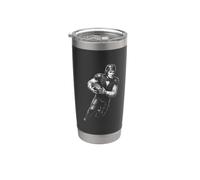 James K Polk Fútbol Vaso térmico de acero inoxidable de doble pared