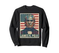 James K. Polk Retrato Sudadera